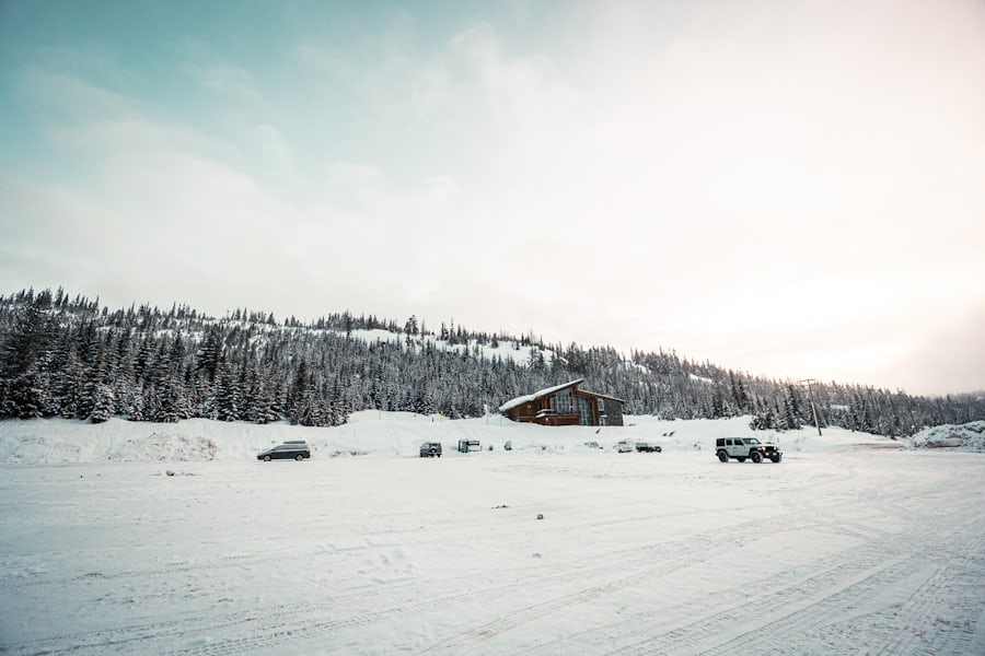 Parking at Mont Blanc